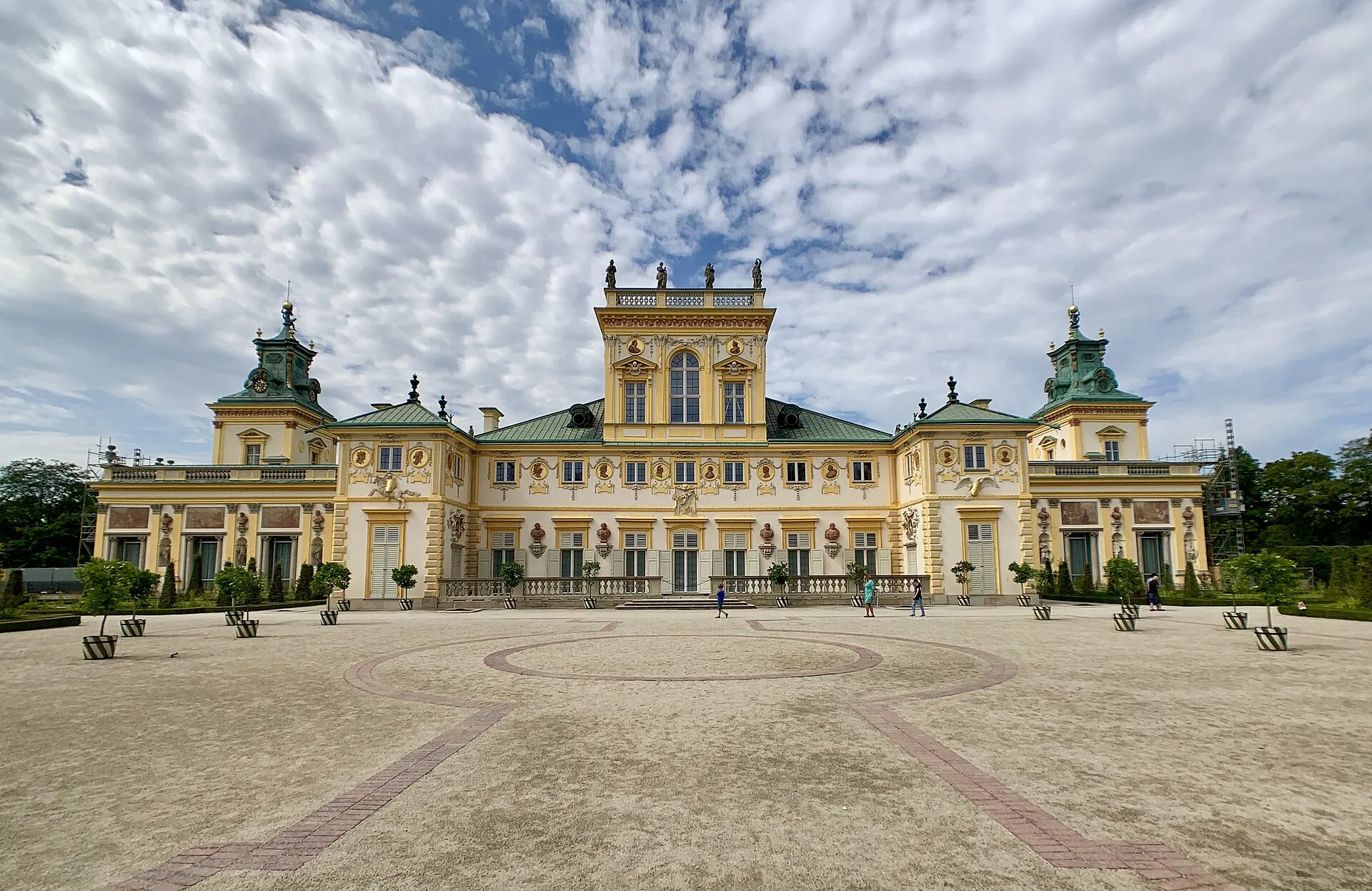 Wilanów Palace begun historical image 1