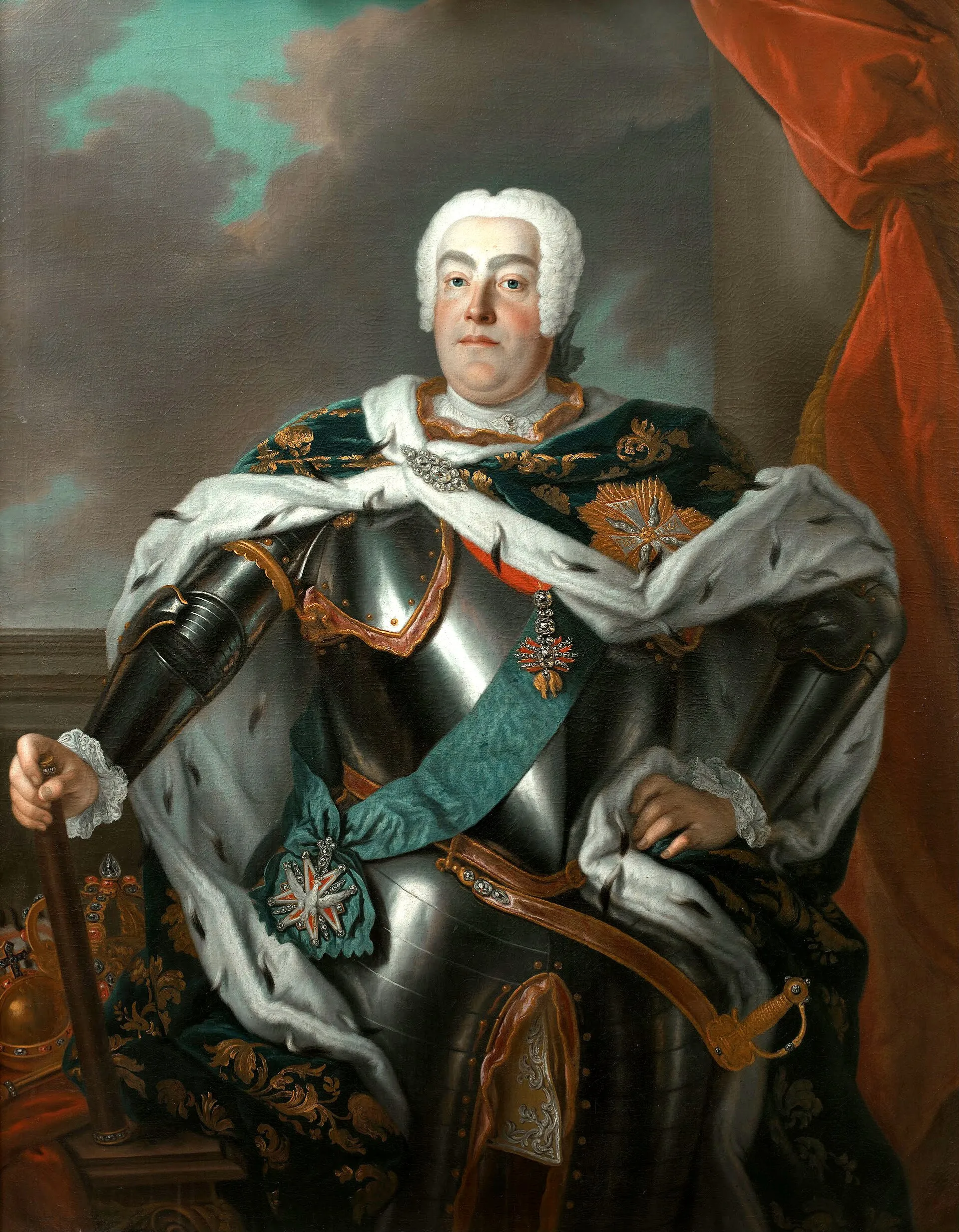 Augustus III begins to rule historical image 1