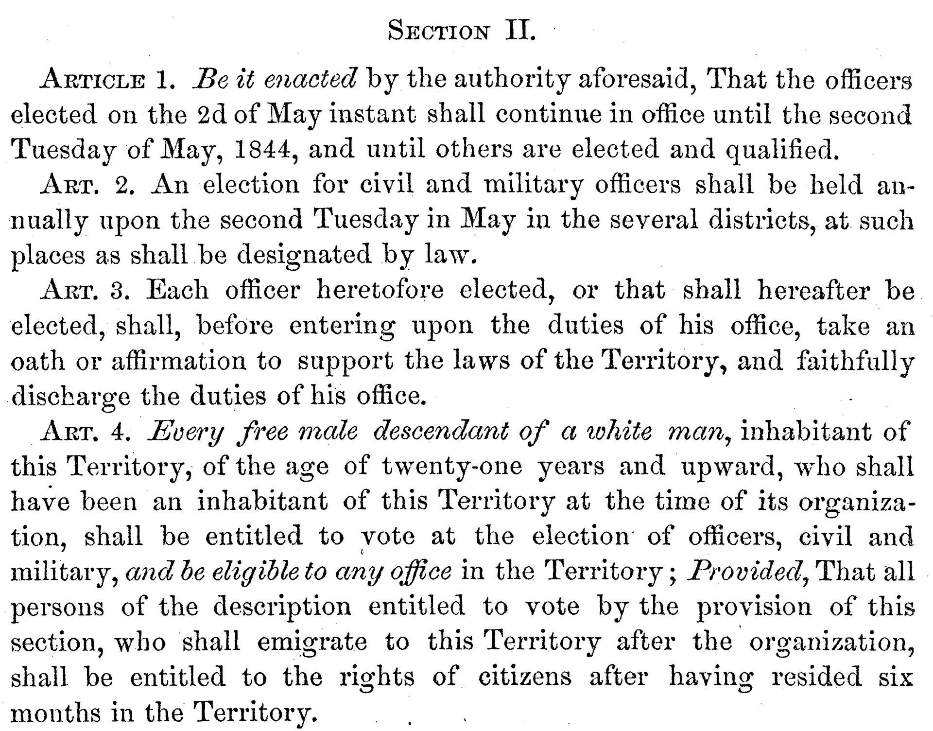 Organic Statute historical image 1