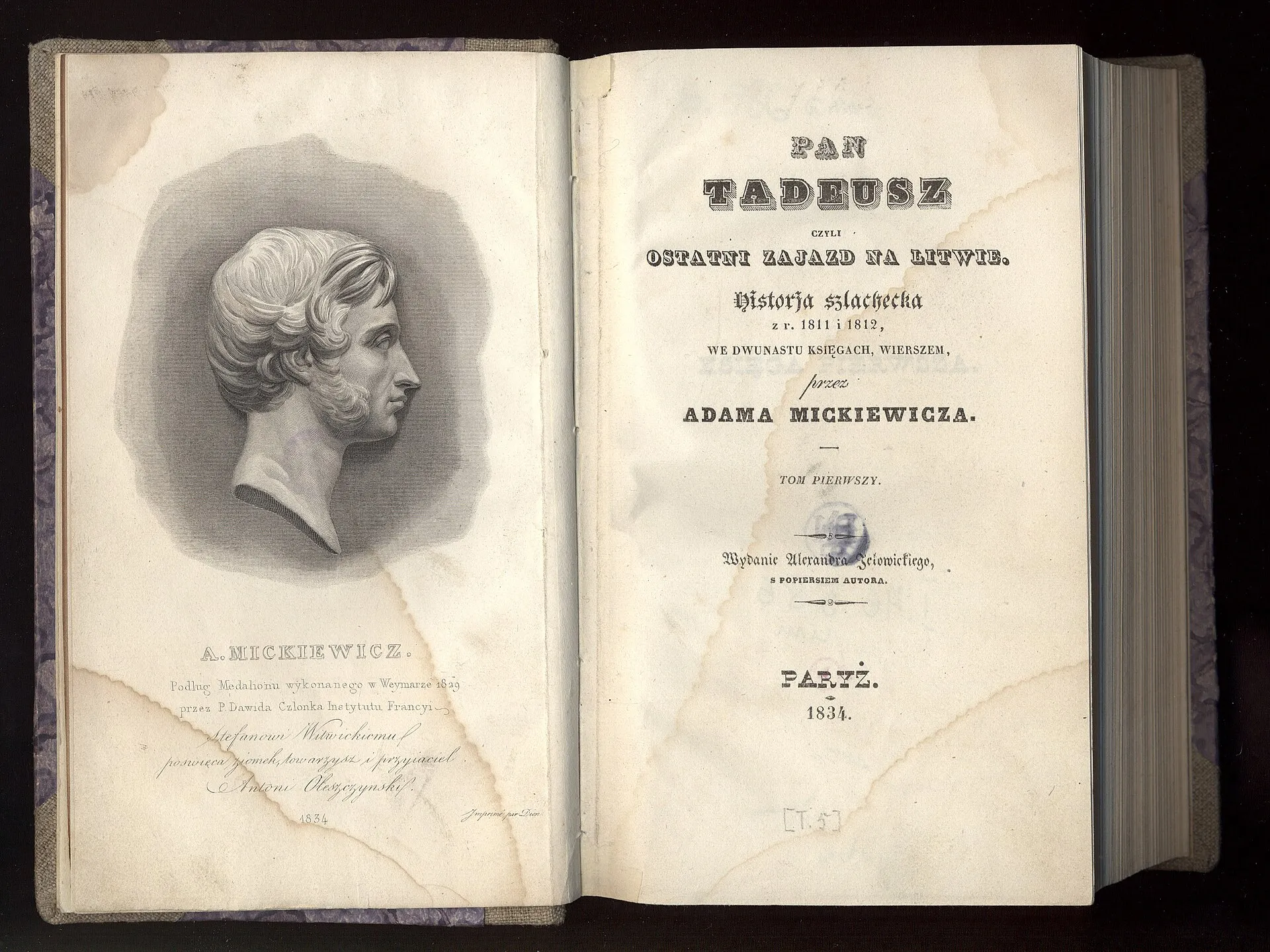 Pan Tadeusz published historical image 1
