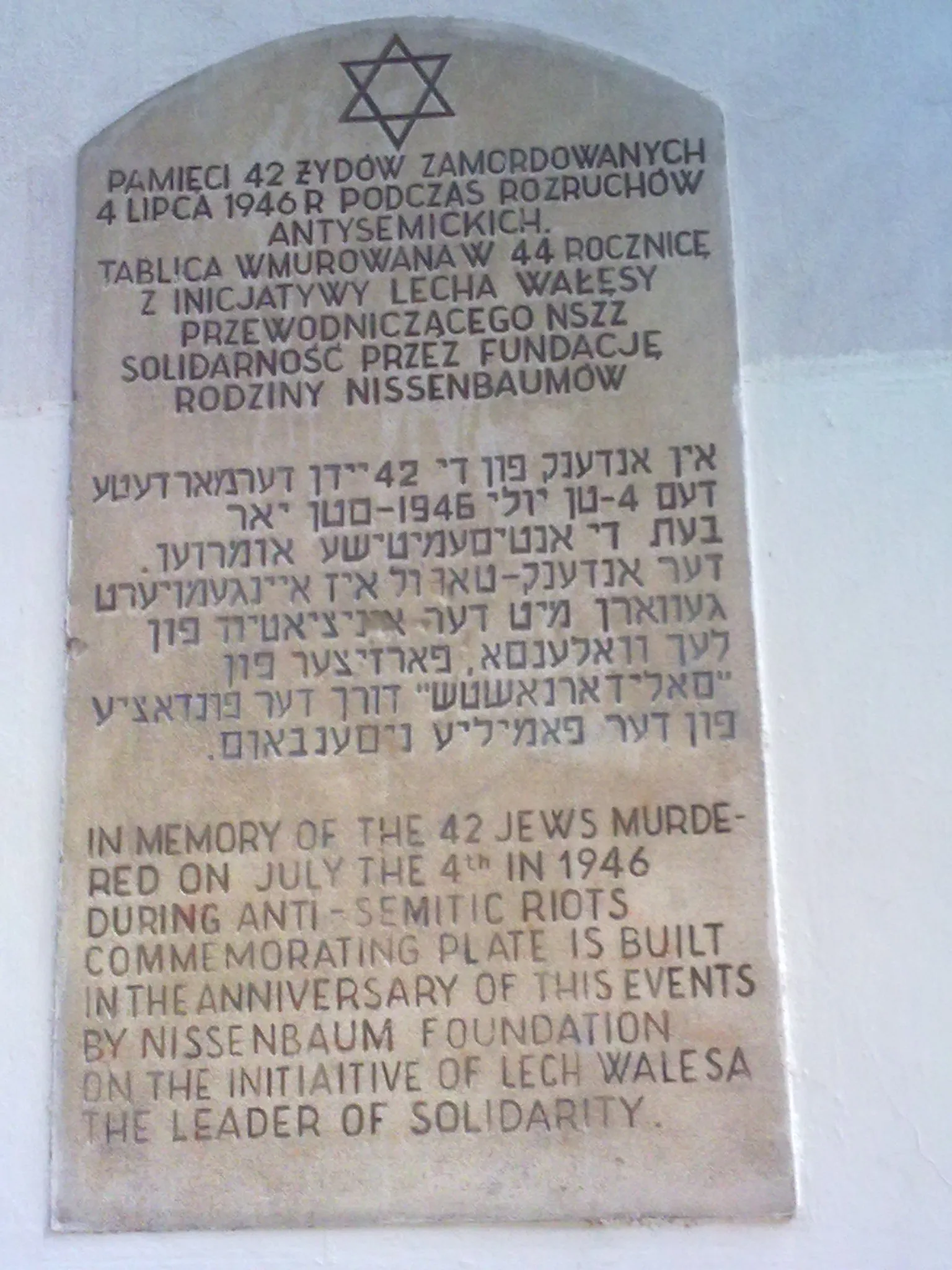 Kielce pogrom historical image 1
