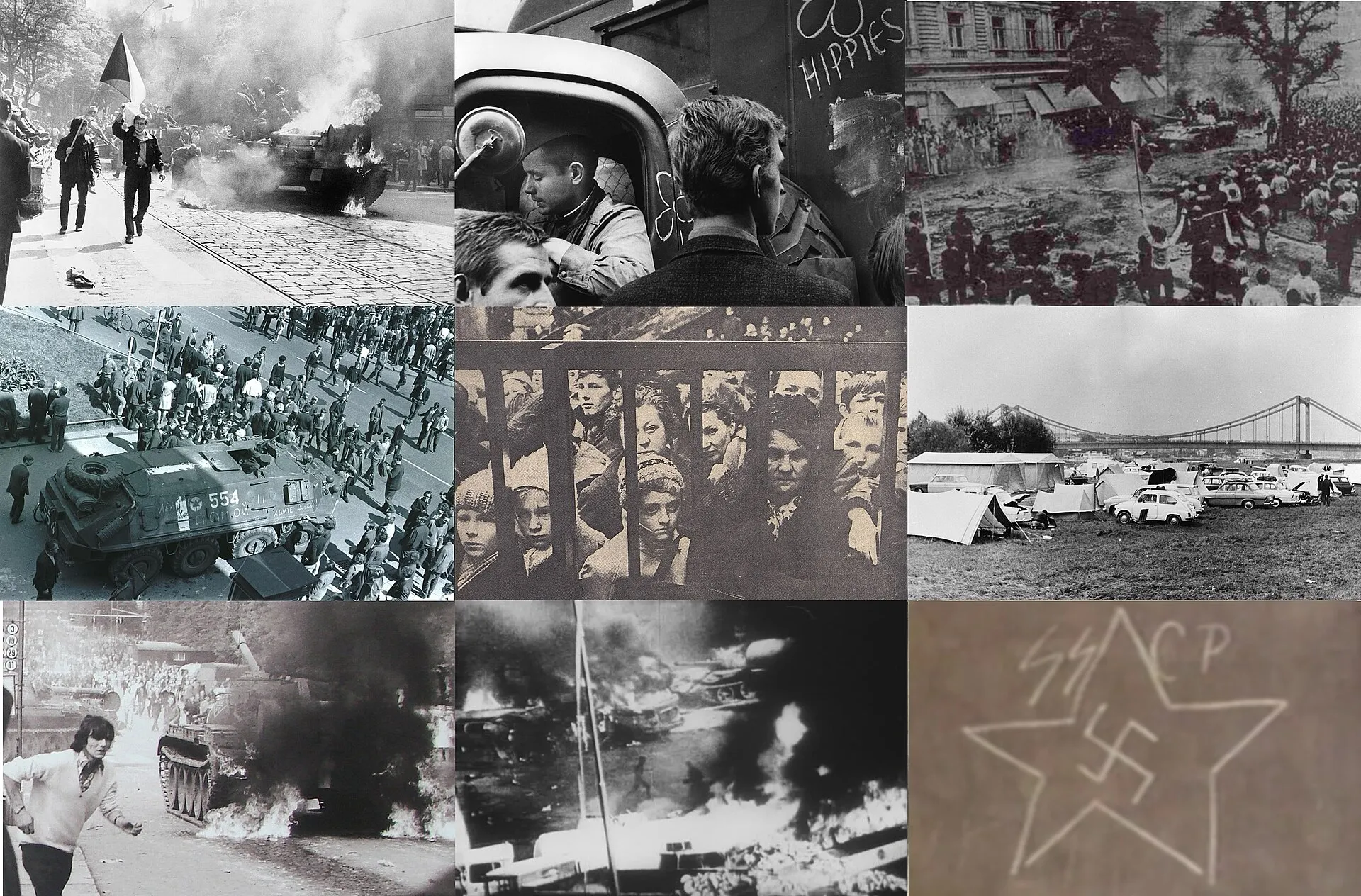 Invasion of Czechoslovakia historical image 1