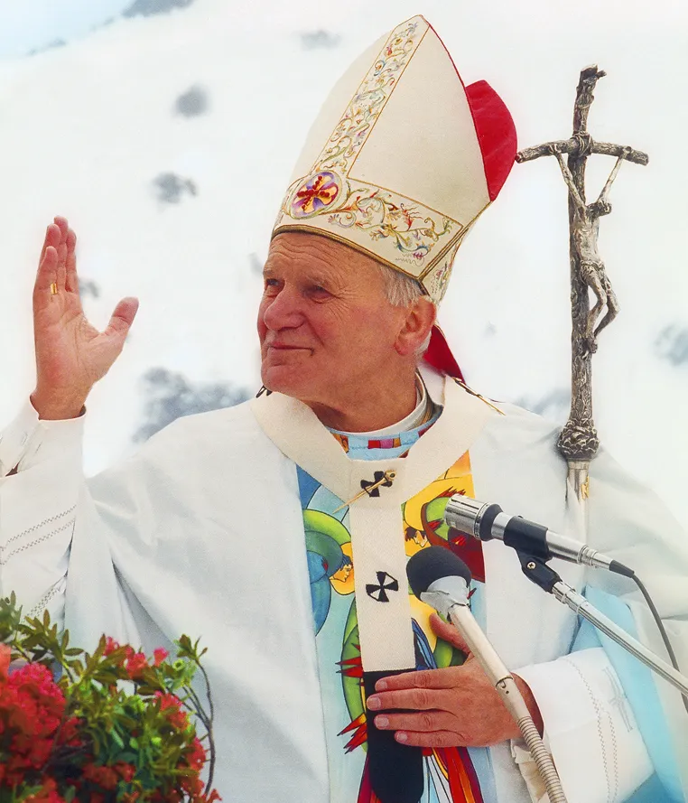 First papal pilgrimage historical image 1
