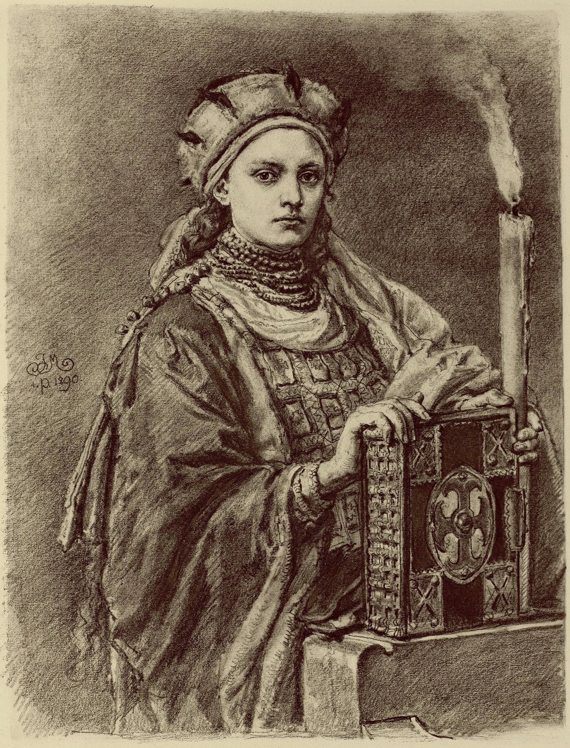 Mieszko I marries Dobrawa of Bohemia historical image 1