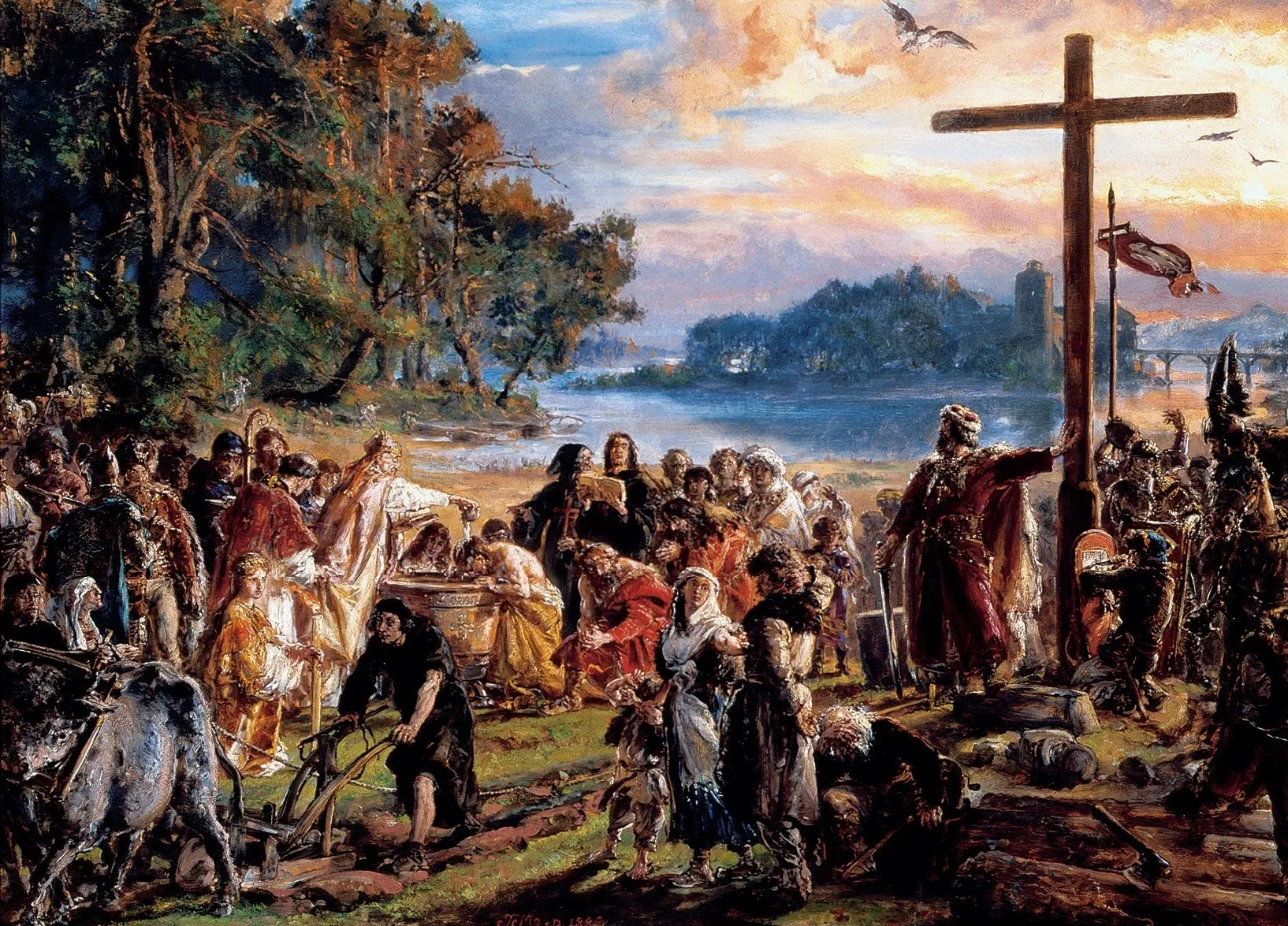 The baptism of Poland