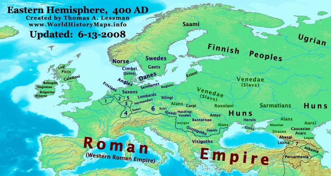 Goths migrate south-east historical image 1
