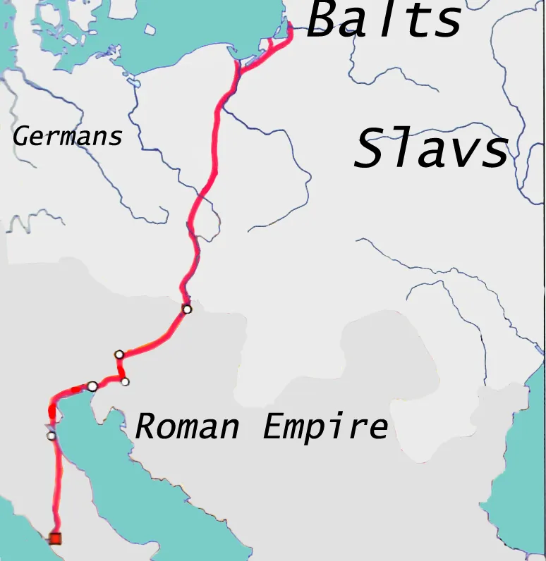 Roman amber expedition reaches the Baltic historical image 1