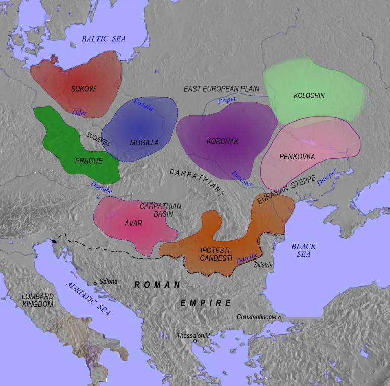 Early Slavs settle the Polish lands historical image 1